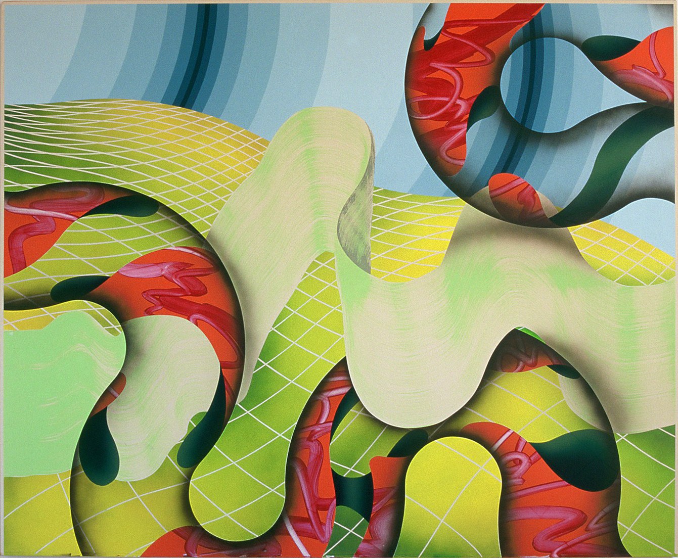 untitled(#1)-acryl on canvas-230 x 280 cm