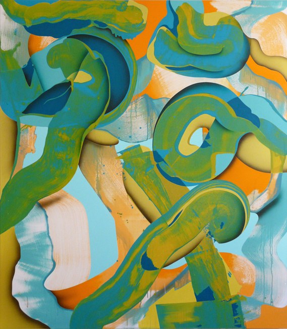untitled(2320B)#2, acryl on canvas, 230 x 200 cm