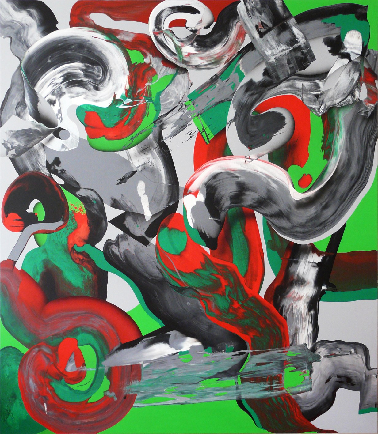lain, acryl on canvas, 230 x 200 cm