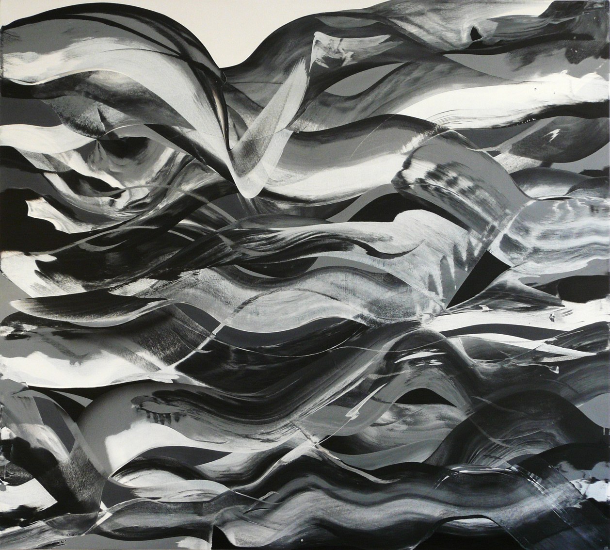 wave#2, acryl on canvas, 180 x 200 cm
