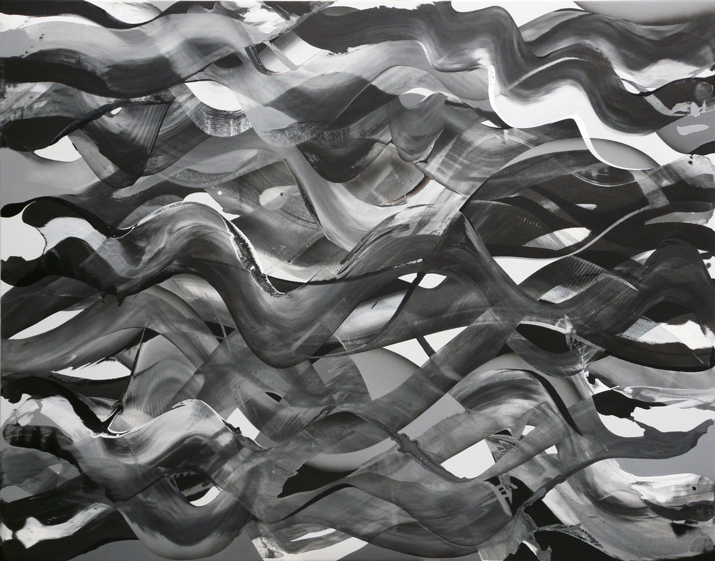 wave#3, acryl on canvas, 180 x 230 cm