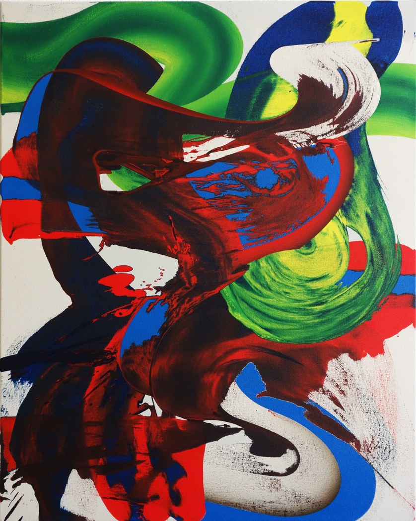 untitled(108#2), acryl on canvas, 100 x 80 cm