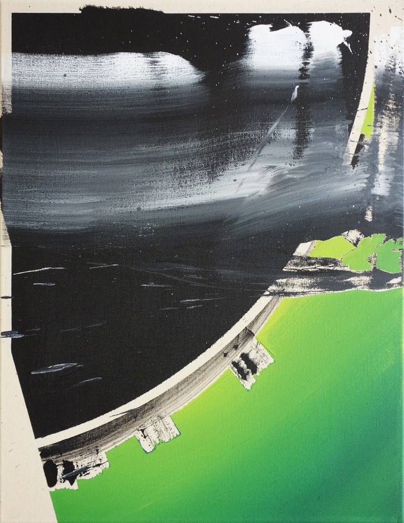 untitled(gr), acryl on canvas, 65 x 50 cm cm