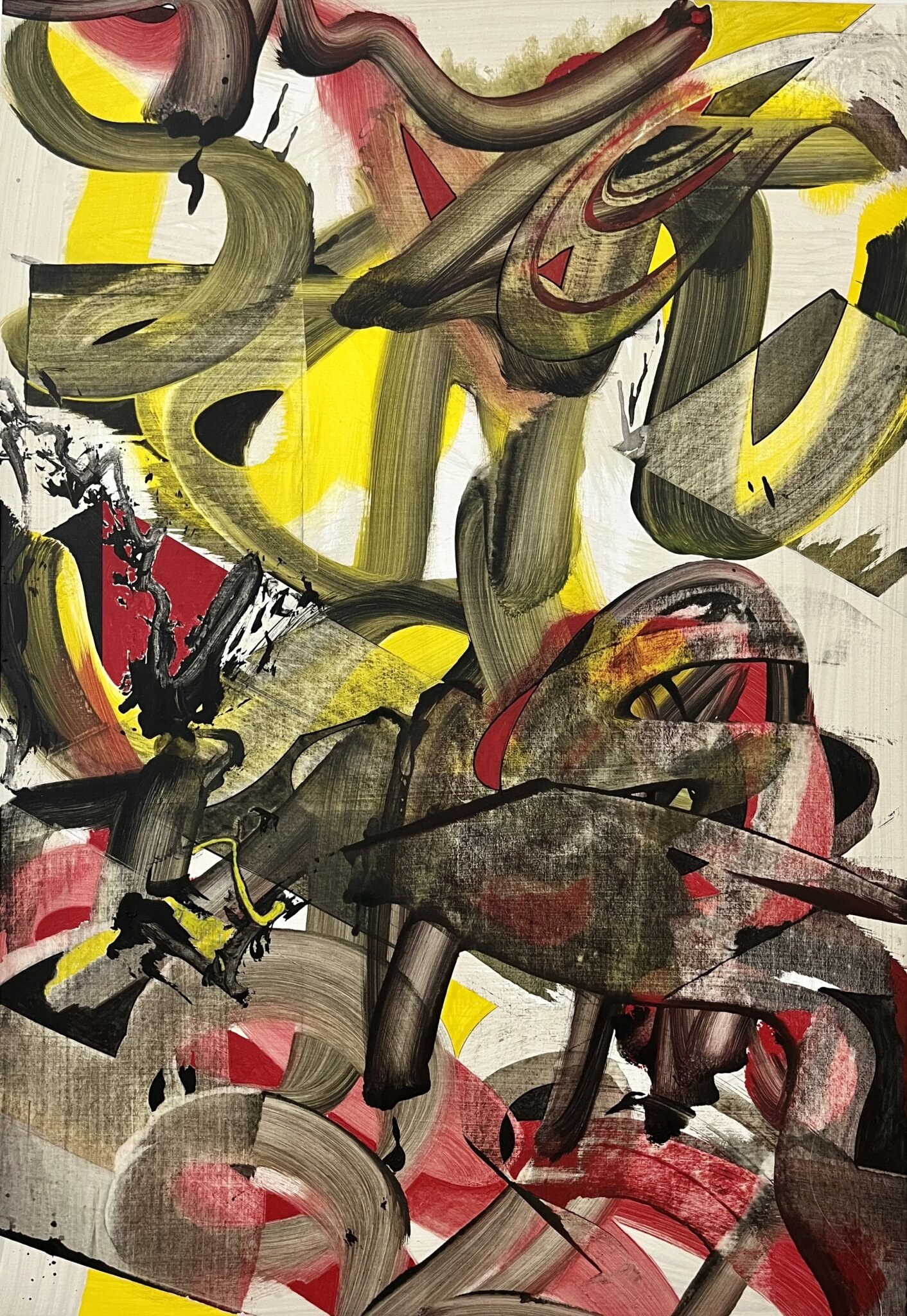 untitled-1-acryl on paper-65 x 45 cm