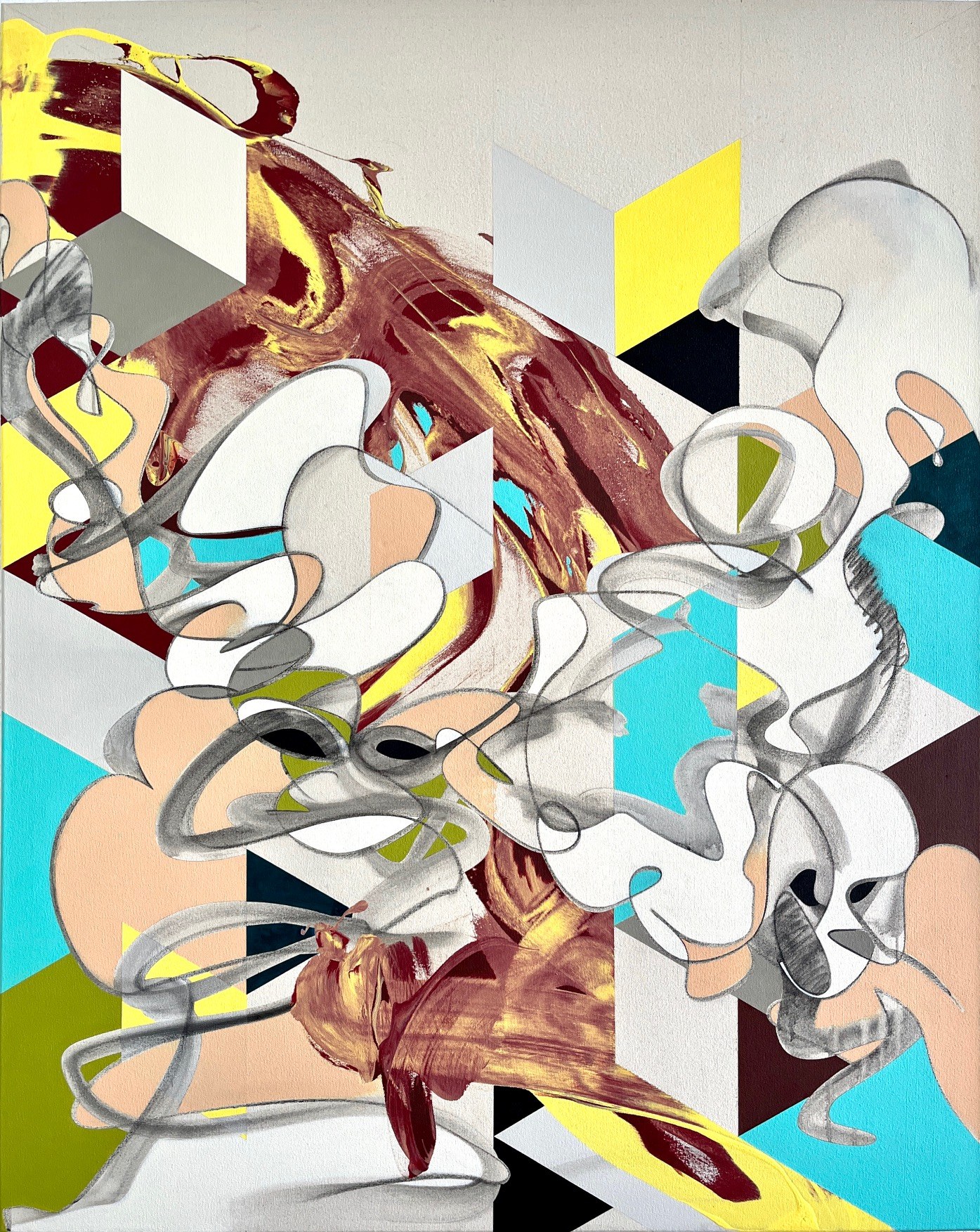 untitled(2)-acryl on canvas-150 x 120 cm