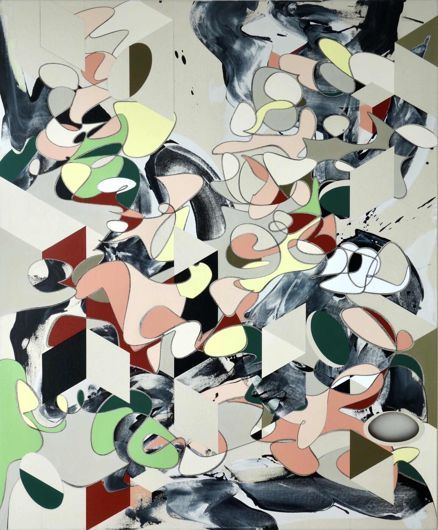 untitled(2)-acryl on canvas-180 x 150 cm